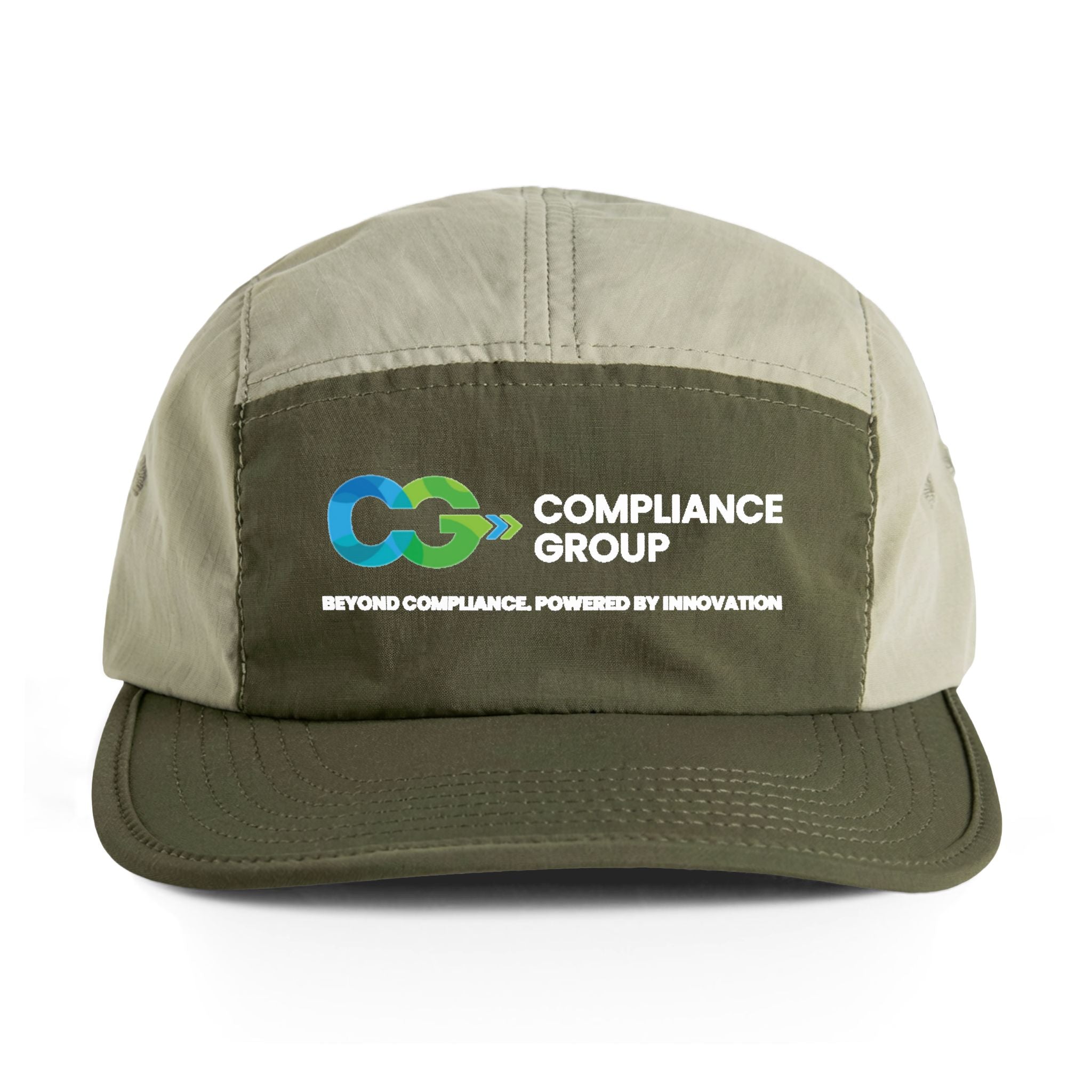 Embroidered Two-Tone Nylon Cap – Compliance Group Logo