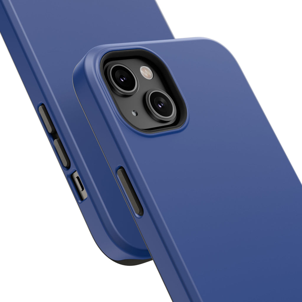 Impact-Resistant Phone Case — Navy with Compliance Group Logo
