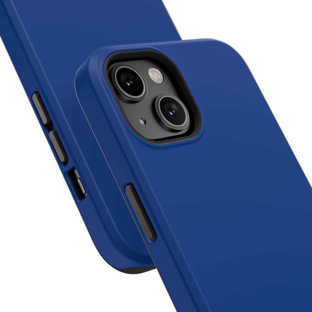 Impact-Resistant Phone Case — Navy with Compliance Group Logo