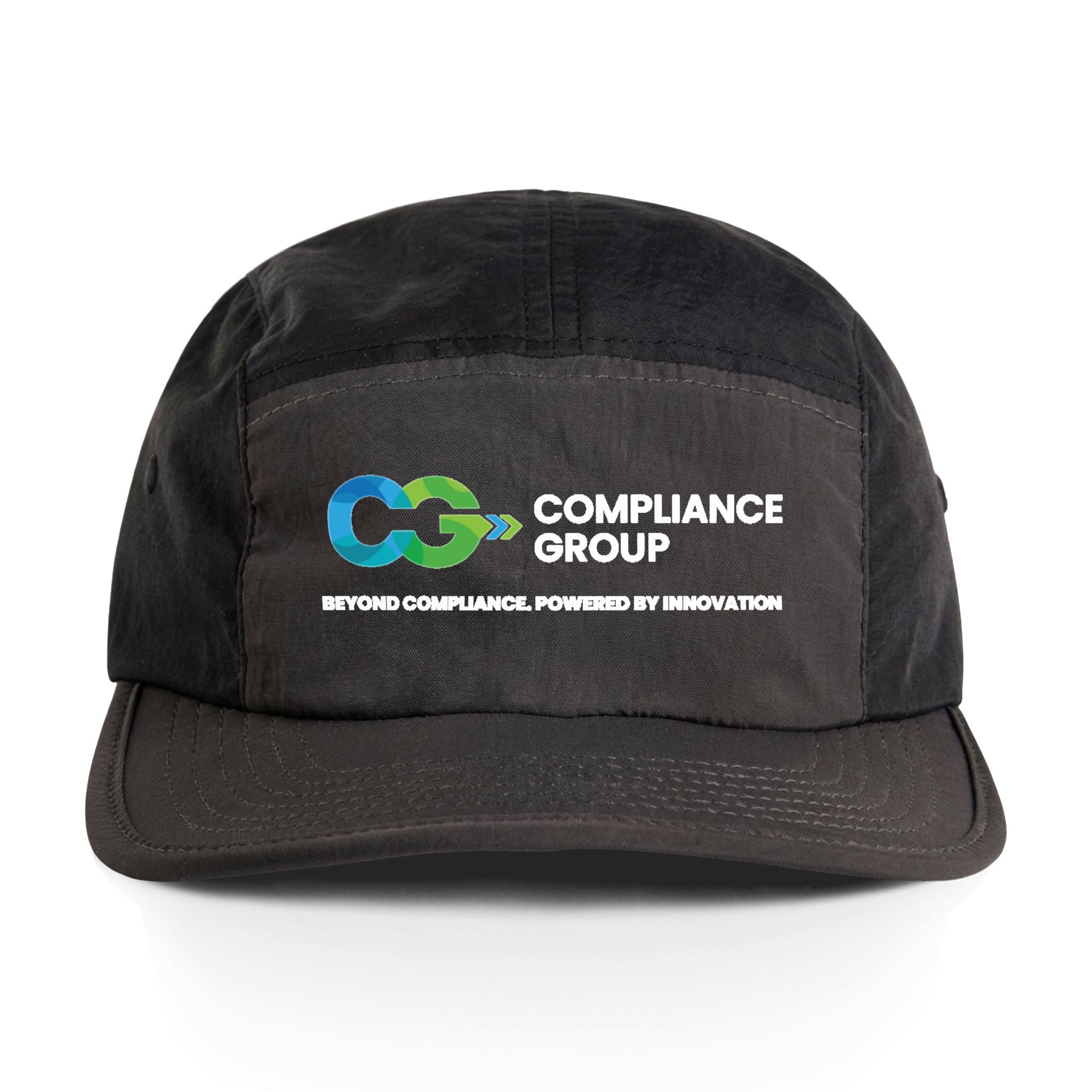 Embroidered Two-Tone Nylon Cap – Compliance Group Logo