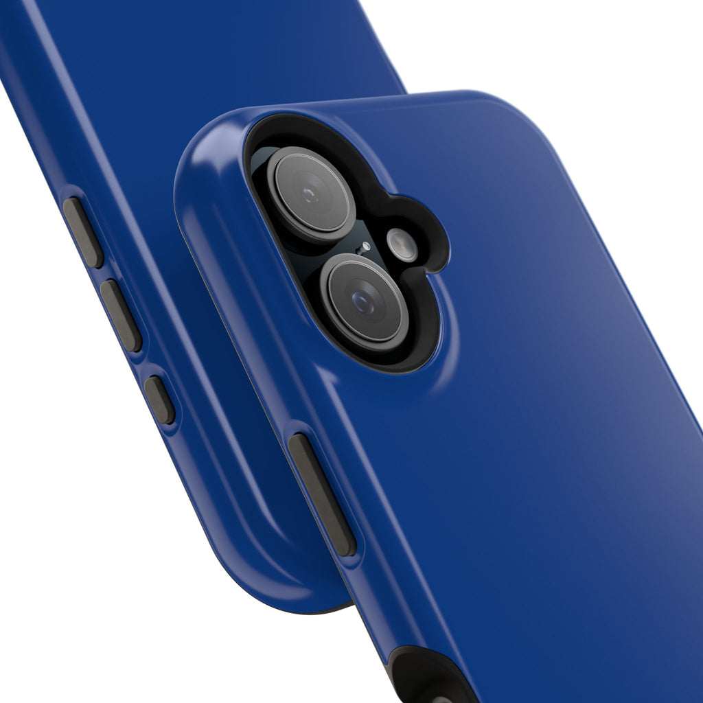 Impact-Resistant Phone Case — Navy with Compliance Group Logo